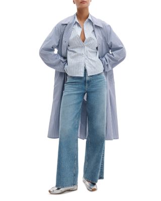 Flexi Andi High Rise Full Wide Leg Jeans in Lyon