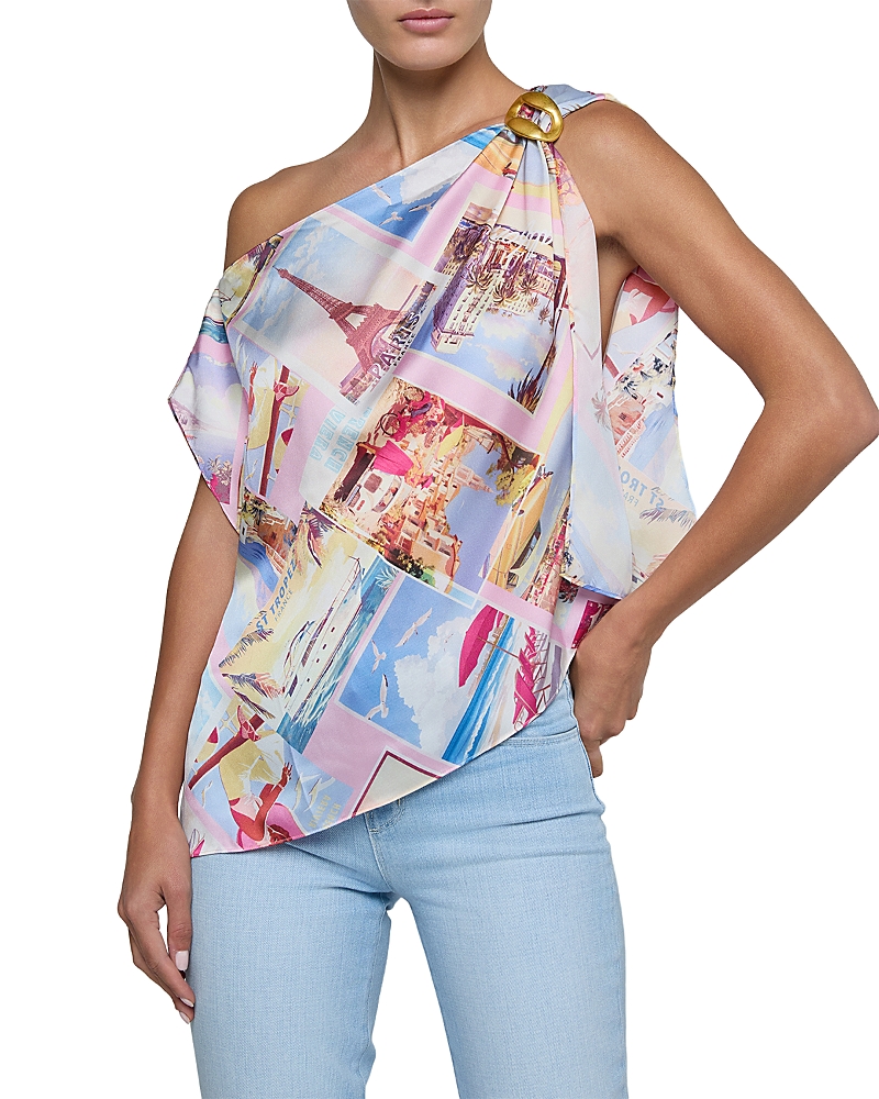 L'Agence Driselle Scarf Top