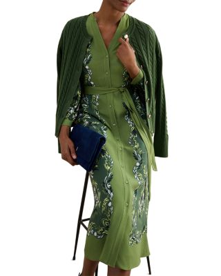 Apolline Tie Waist Shirt Dress