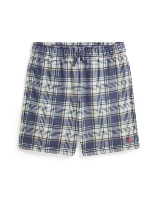 Boys' Plaid French Terry Shorts - Big Kid