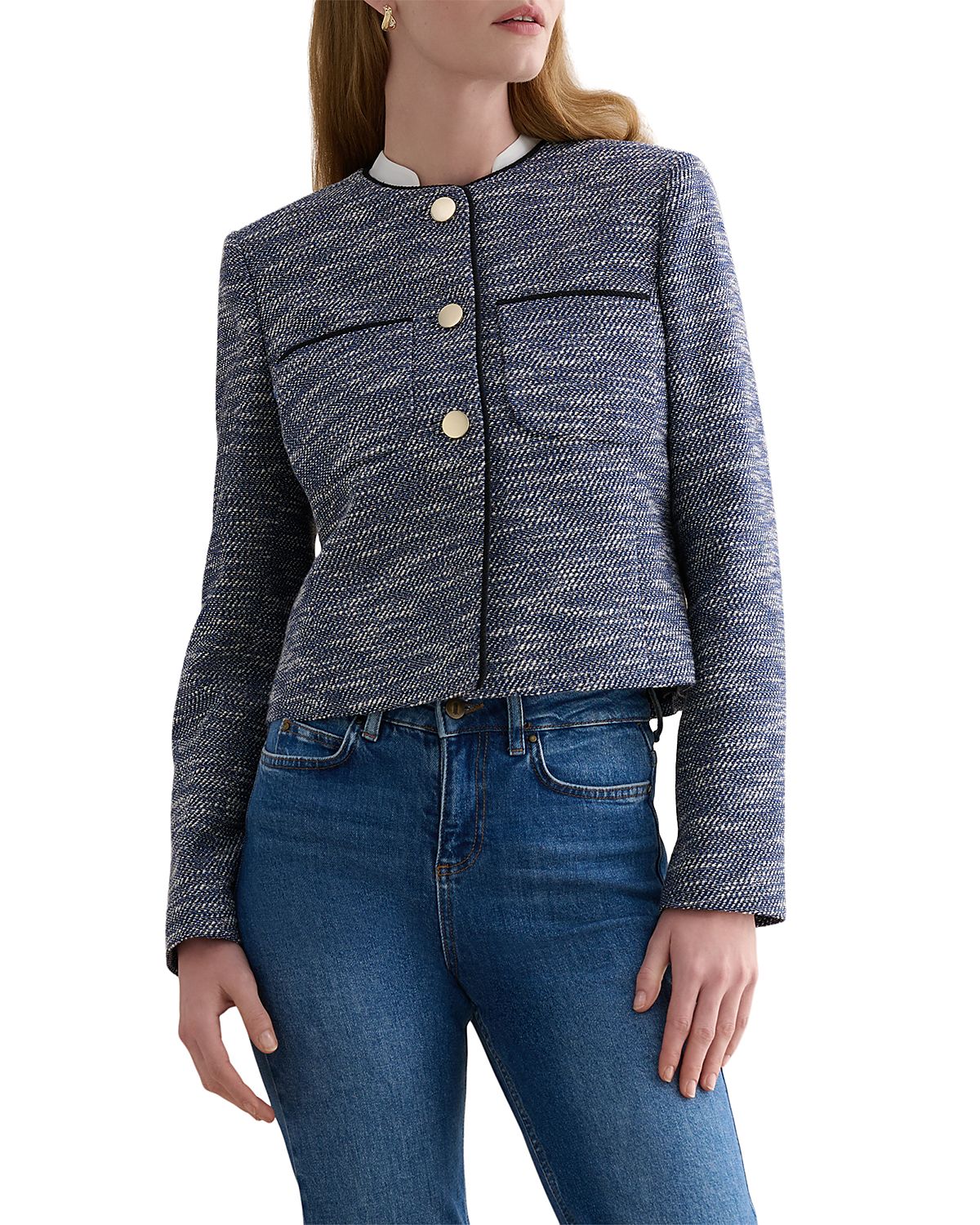 Hobbs London Aleena Tweed Jacket