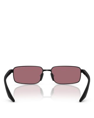 Sport Linea Rossa Rectangular Sunglasses, 59mm