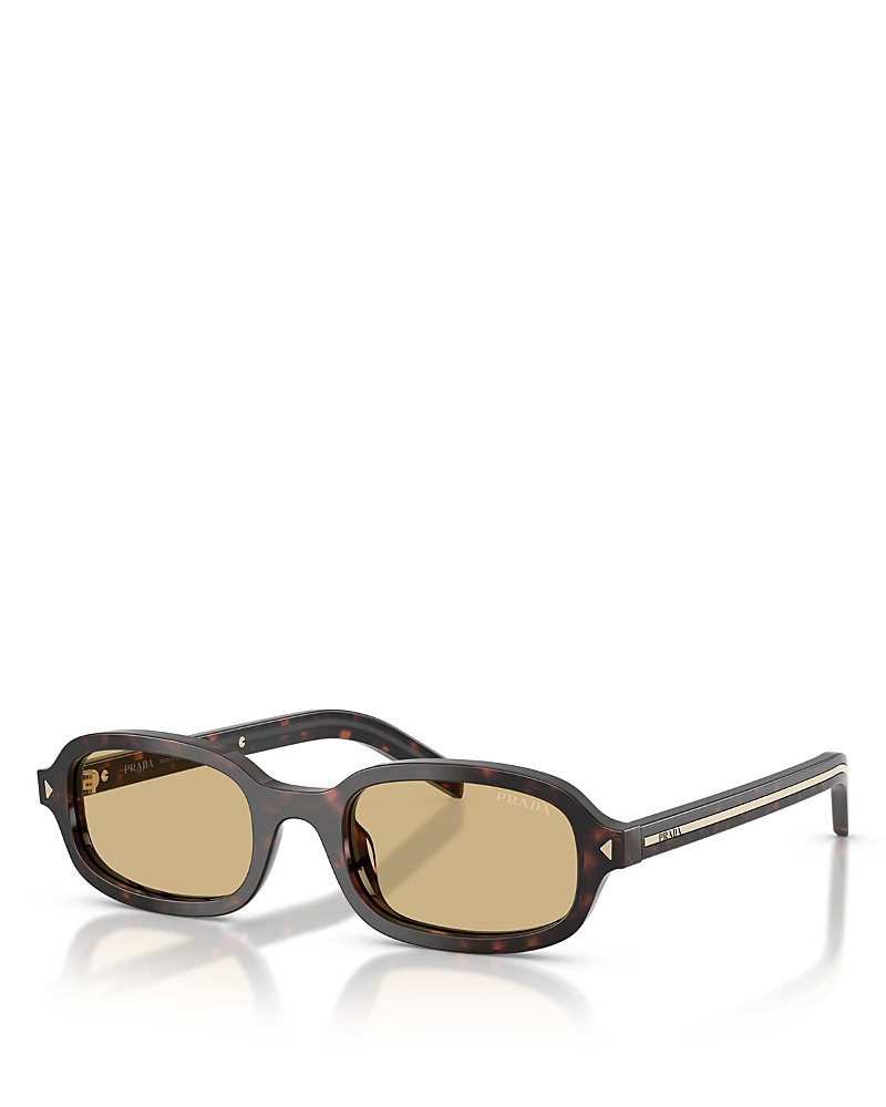 Prada Pr Oval Sunglasses, 52mm