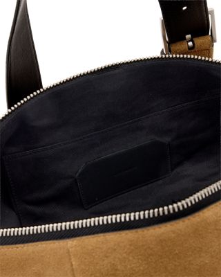 Ares Suede Shoulder Bag