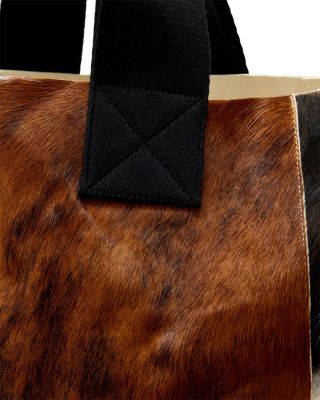 Izzy Large Cow Print Calf Hair Tote
