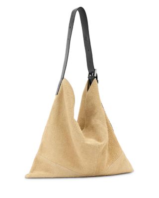 Asha Medium Suede Shoulder Bag