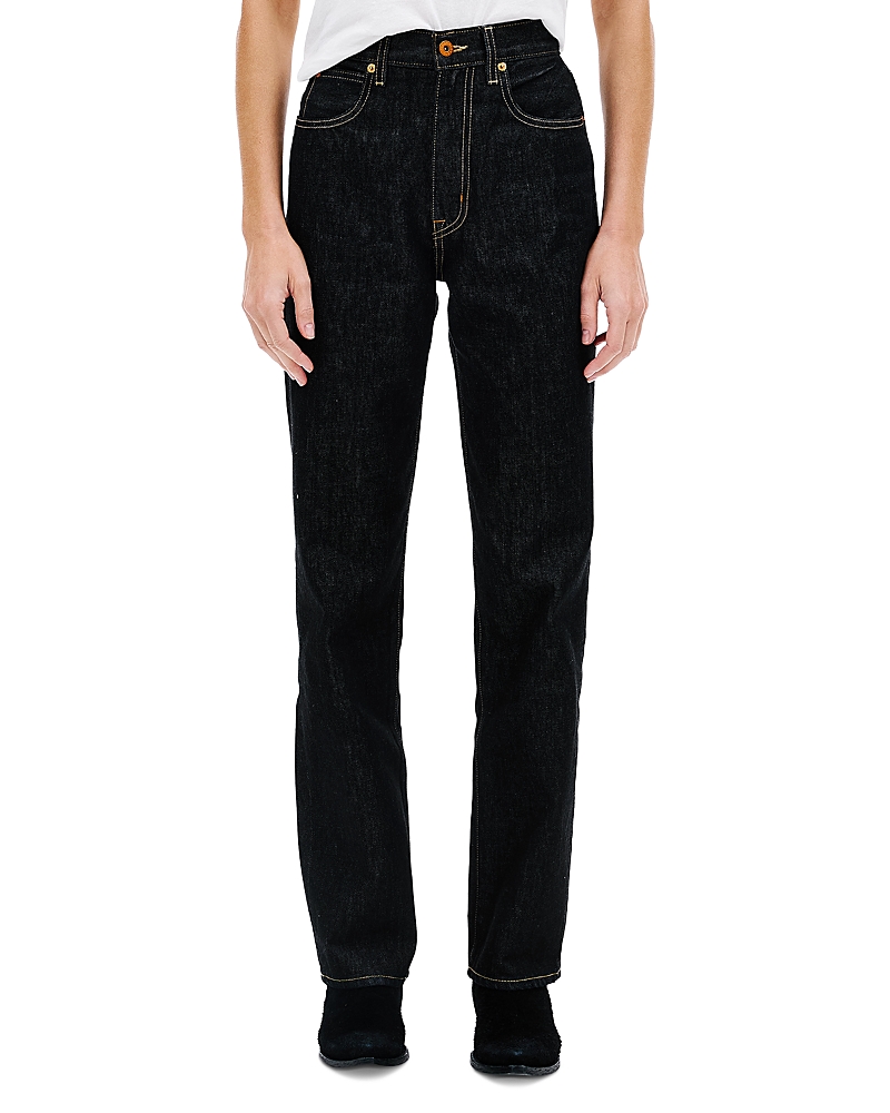 Slvrlake London High Rise Straight Jeans in Empty Sky