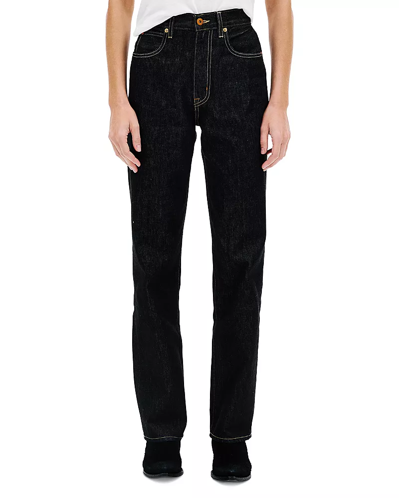 Slvrlake London High Rise Straight Jeans in Empty Sky