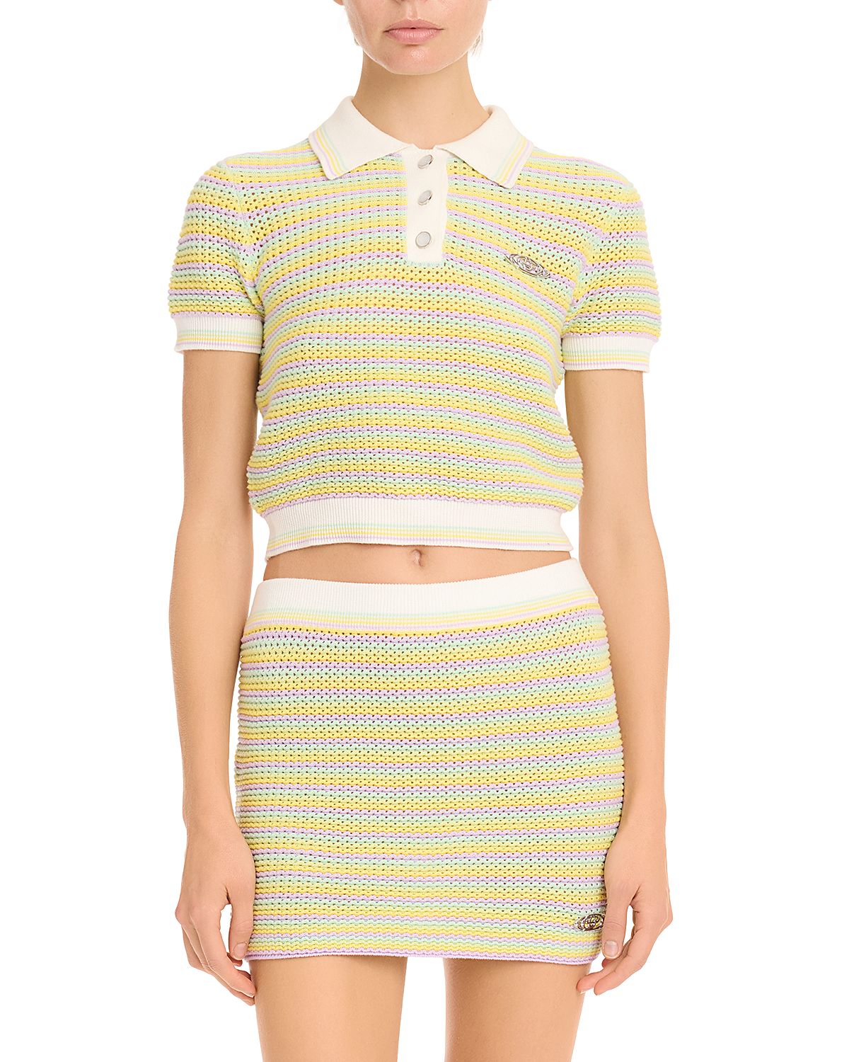 Casablanca Bourgeois Stripe Polo Tee