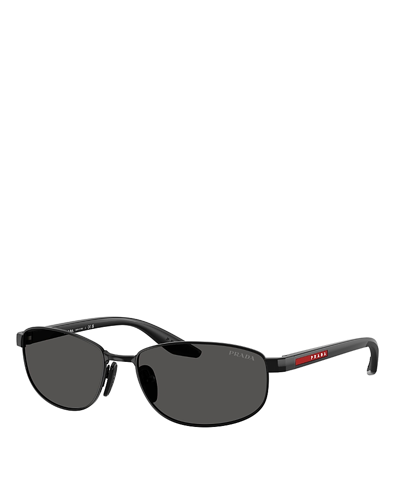 Prada Sport Linea Rossa Ps Oval Sunglasses, 58mm