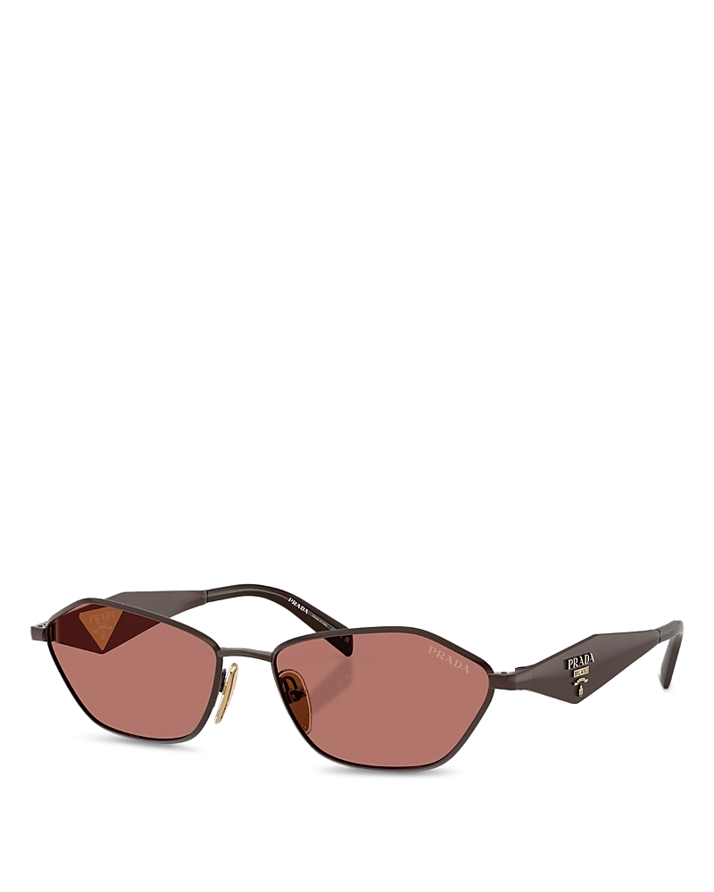 Prada Pr Oval Sunglasses, 57mm · OS