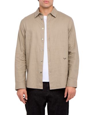 Classic Collar Linen Shirt