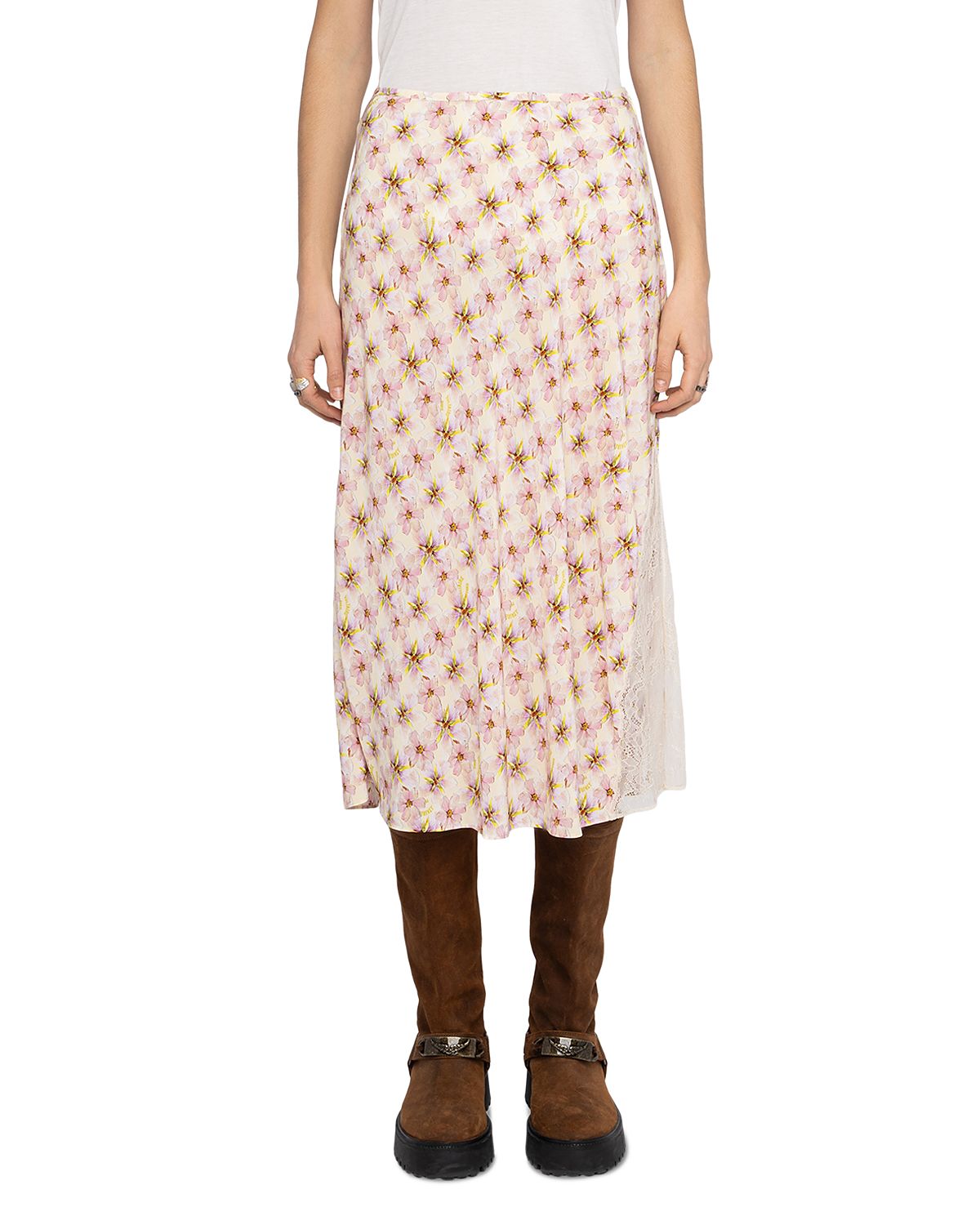 Zadig & Voltaire Jayla Lace Inset Skirt