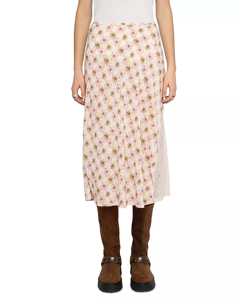 Zadig & Voltaire Jayla Lace Inset Skirt