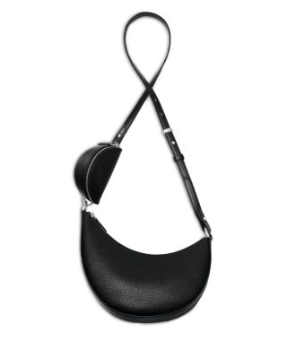 Duo Pebbled Leather Crossbody