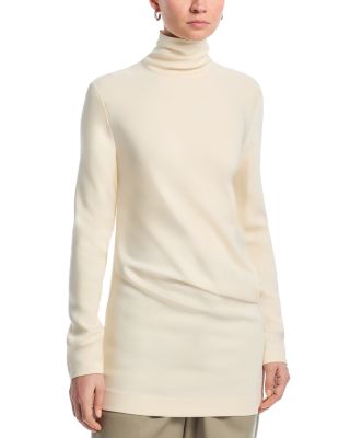 High Neck Twist Blouse