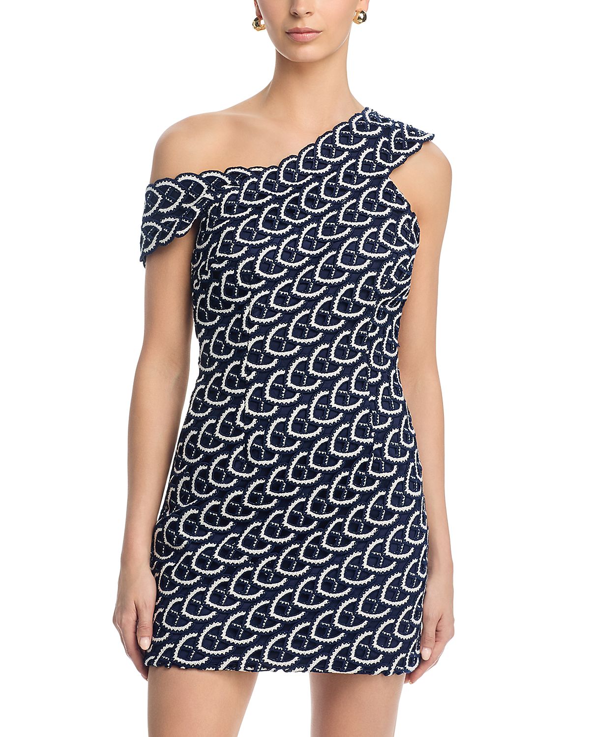 Milly Leah Lace Mini Dress