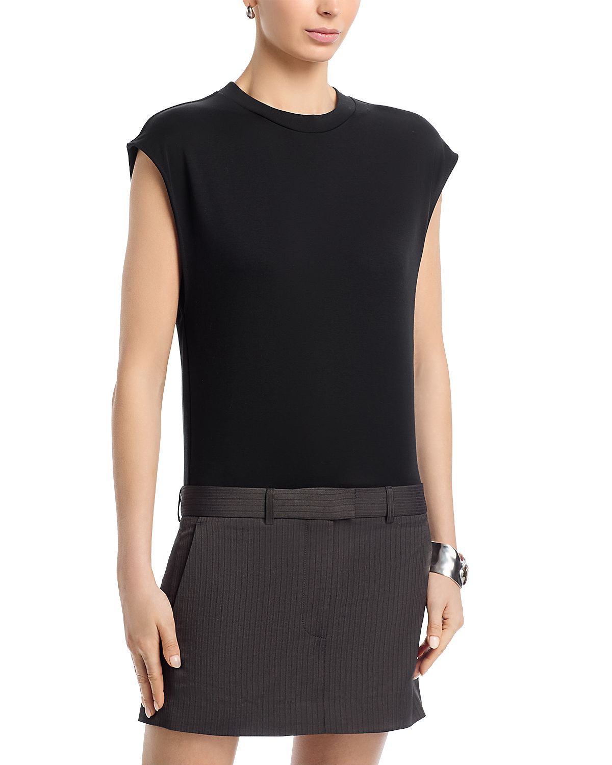 Acne Studios Drop Waist Mini Dress