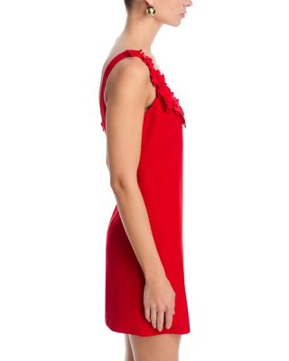 Applique Floral Mini Dress - Exclusive