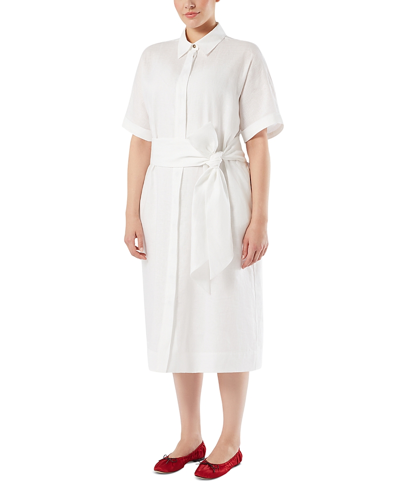 Marina Rinaldi Mrnsvago Optical White Dress