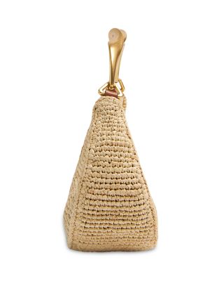 Nixi Twist Handle Raffia Bag