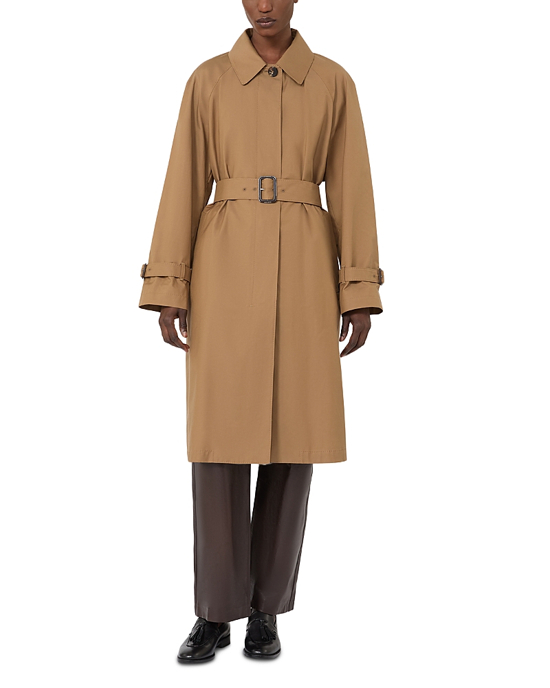 Max Mara Mtcricordo Brown Midi Trench Coat