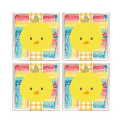 Chick Picks Sour Rainbows Candy 4 Piece Cube Kit