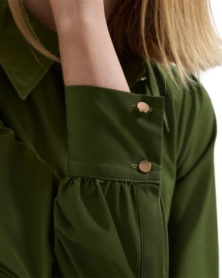 Kelsie Pleated Shirtdress