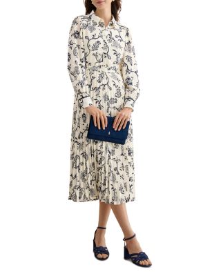 Ashleen Paisley Belted Midi Dress