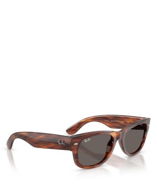 Mega Wayfarer II Square Sunglasses, 52mm