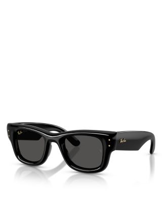 Wayfarer Puffer Square Sunglasses, 50mm