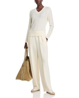 White Sweater & Trousers