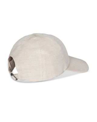 Linen Bear Baseball Cap
