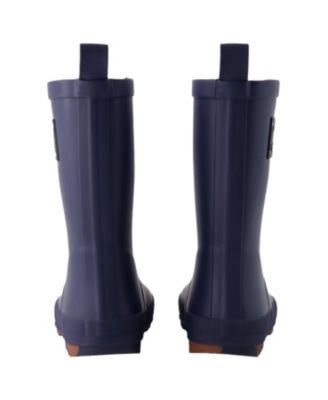 Boys' Waterproof Rain Boots in Natural Rubber - Toddler, Little Kid, Big Kid