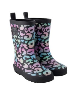 Girls' Waterproof Animal Rain Boots in Natural Rubber - Baby, Little Kid, Big Kid