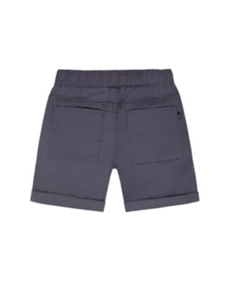 Boys' Folded Hems Stretch Twill Shorts - Little Kid