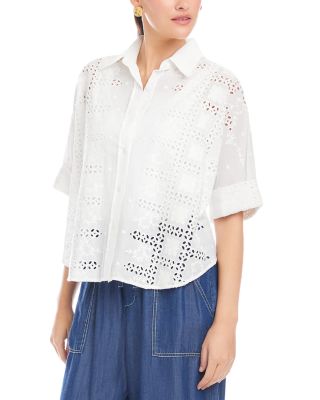 Alisa Eyelet Top