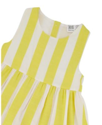  Girls' Sleeveless Striped Flared Dress - Big Kid