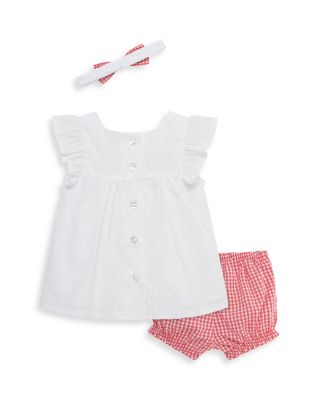 Girls' Strawberry Sunsuit & Headband Set - Baby