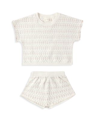 Girls' Relaxed Knit Top & Short Set - Baby