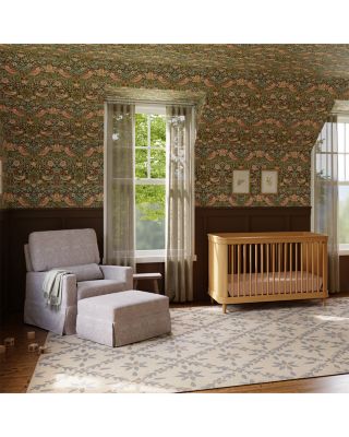 Crawford Pillowback Comfort Swivel Glider in Gingham