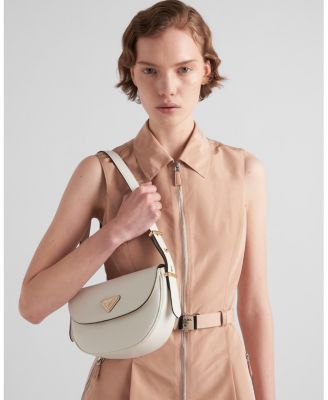 Arque Leather Shoulder Bag with Flap