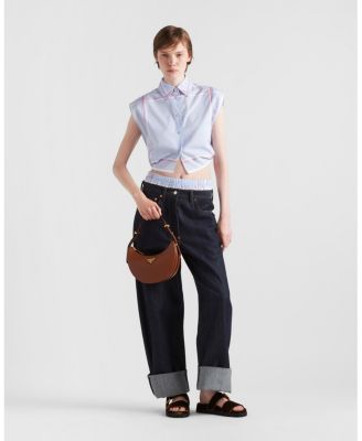 Arque Small Leather Shoulder Bag