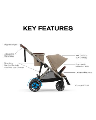 eGazelle S Stroller + Cloud G Pro Travel System
