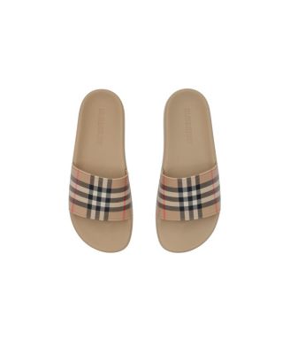 Women's Check Slides