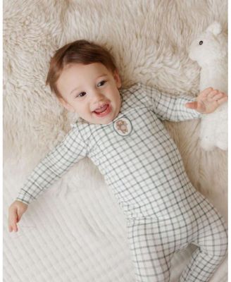 Unisex Modal French Terry Plaid Sheep Collection Take Me Home Set - Baby