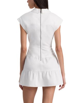 Mila Deep V Neck Twist Front Mini Dress