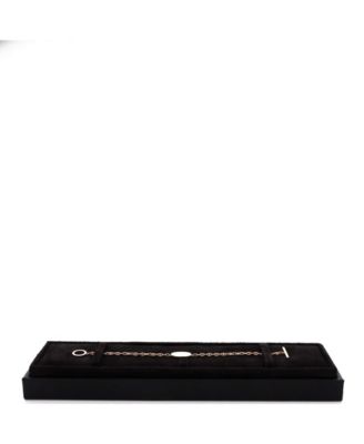 Chaine d'Ancre Verso Bracelet 18K Rose Gold with Ceramic