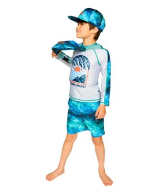 Boys' Long Sleeve Graphic Rashguard - Little Kid, Big Kid