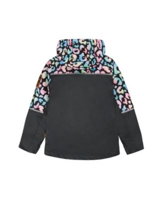 Girls' 3-in-1 Two-Piece Mid-Season Outerwear Set Animal - Inner Jacket - Big Kid